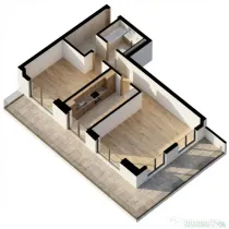 OPORTUNITATE! Ansamblu NZEB! 2 Camere si terasa, Dambul-Rotu