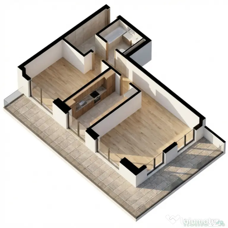 OPORTUNITATE! Ansamblu NZEB! 2 Camere si terasa, Dambul-Rotu - Cluj-Napoca (Cluj)
