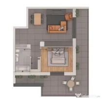 Apartament 2 camere, 54,01mp, 33mp terasa, ansamblu NZEB, zo