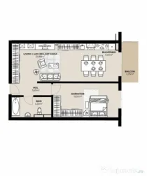 Apartament 2 camere , 48 MP, Ansamblu in constructie, zona B