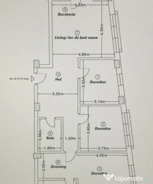 Apartament 4 camere, 93,30mp | Zona Calea Baciului | Cluj-Na - Cluj-Napoca (Cluj)