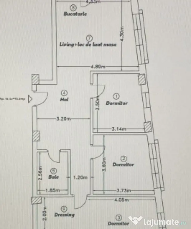 Apartament 4 camere, 93,30mp | Zona Calea Baciului | Cluj-Na - Cluj-Napoca (Cluj)