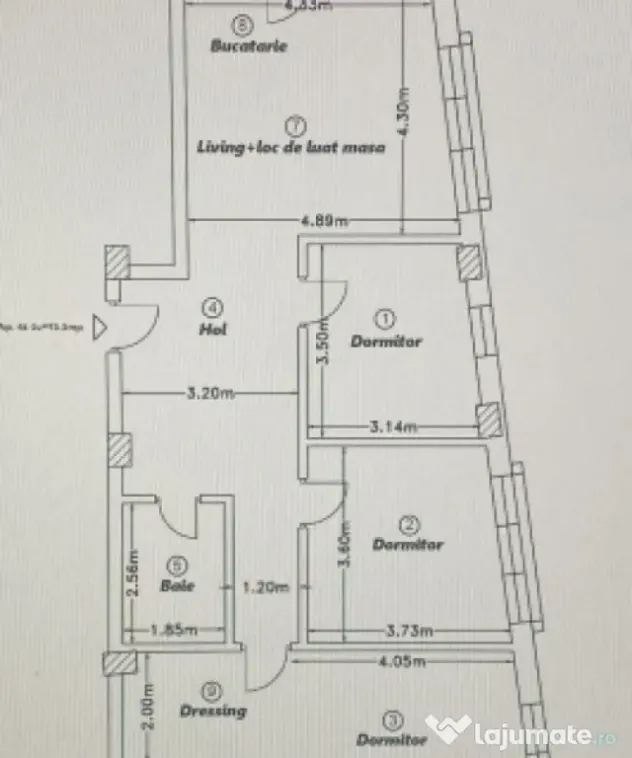 Apartament 4 camere, 93,30mp | Zona Calea Baciului | Cluj-Na - Cluj-Napoca (Cluj)