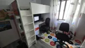 2 Paturi Supraetajate IKEA SMÅSTAD cu Birou Depozitare Saltele Incluse 90x200 