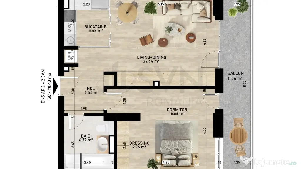 Apartament 2 camere I Gemina by the lake - Bucuresti (Bucuresti-Ilfov)