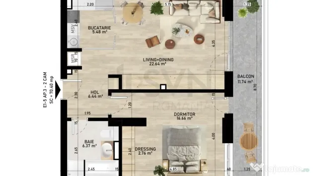 Apartament 2 camere I Gemina by the lake - Bucuresti (Bucuresti-Ilfov)