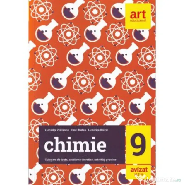 Chimie. Culegere de teste, probleme teoretice, activitati practice pentru clasa a 9-a - Luminita Vladescu