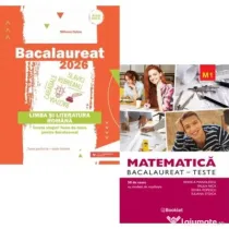 Pachet Bacalaureat 2026. Limba si literatura romana si Matematica M1. Teste - Mihaela Dobos, Rodica Manolescu