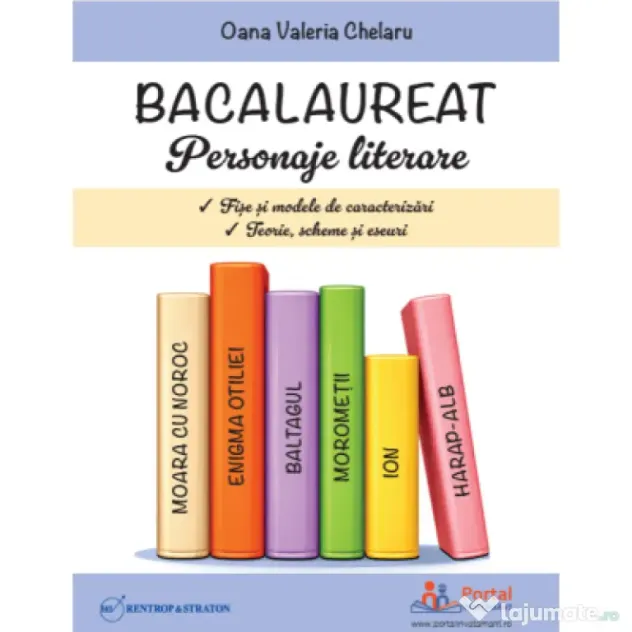 Bacalaureat. Personaje literare. Fise si modele de caracterizari. Teorie, scheme si eseuri - Oana Valeria Chelaru