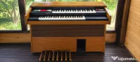 Orgă vintage Isolina A-100, manual dublu + pedalier bass, funcțională