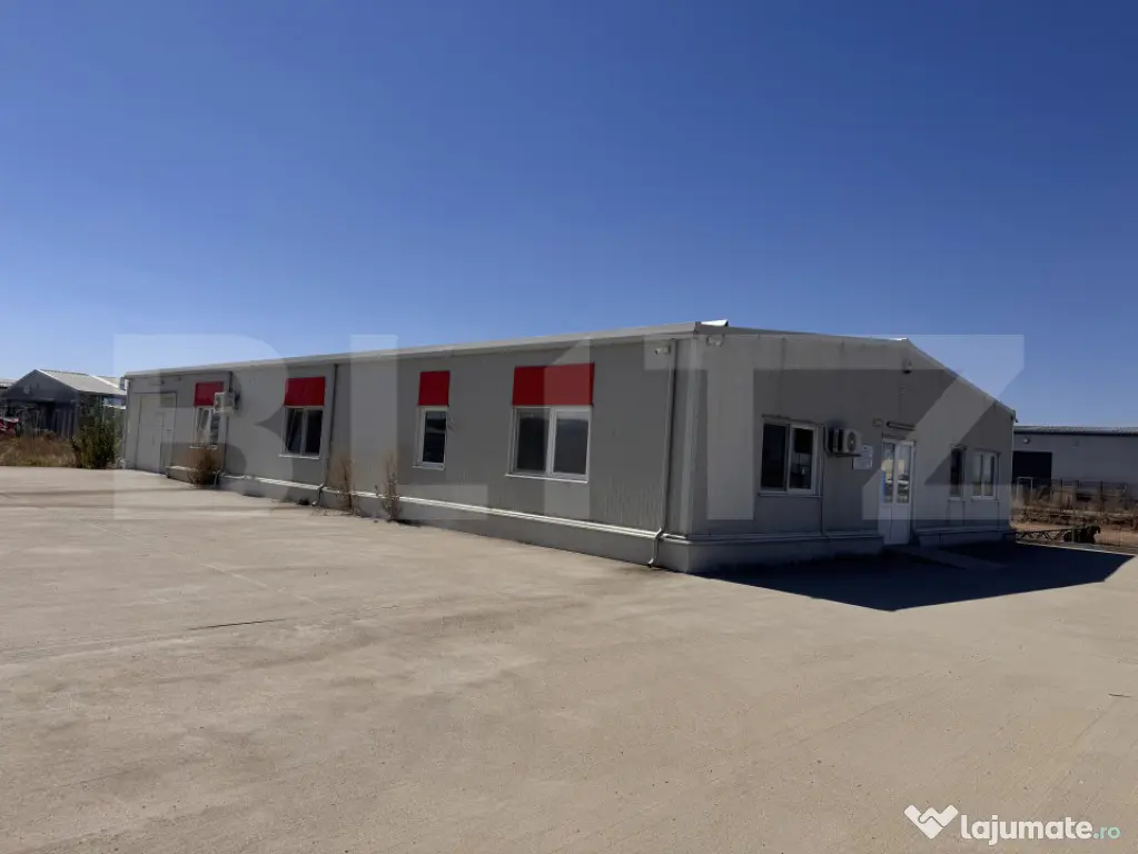 Hală industrială 390 mp, teren 2.045 mp, afacere tipografi - Craiova (Dolj)