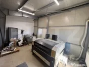 Hală industrială 390 mp, teren 2.045 mp, afacere tipografi
