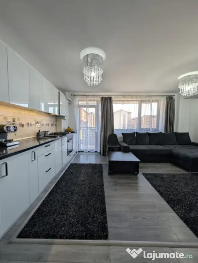 Apartament 3 camere, 57 mp, 2 balcoane | zona Stejarului, Fl - Floresti (Cluj)