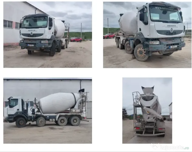 Mijloace de transport (autoutilitare Iveco Magirus, Renault, Ford, Kraz)