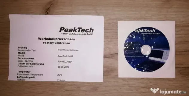 Osciloscop digital PeakTech P1402