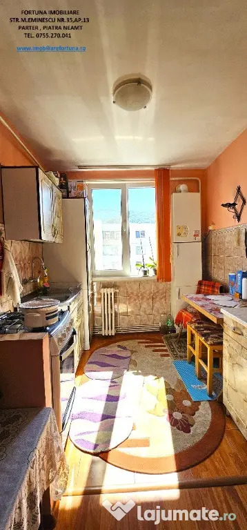 Apartament 2 camere,etaj 3,Maratei-Zona Gradinita "Floare de colt" - Piatra-Neamt (Neamt)