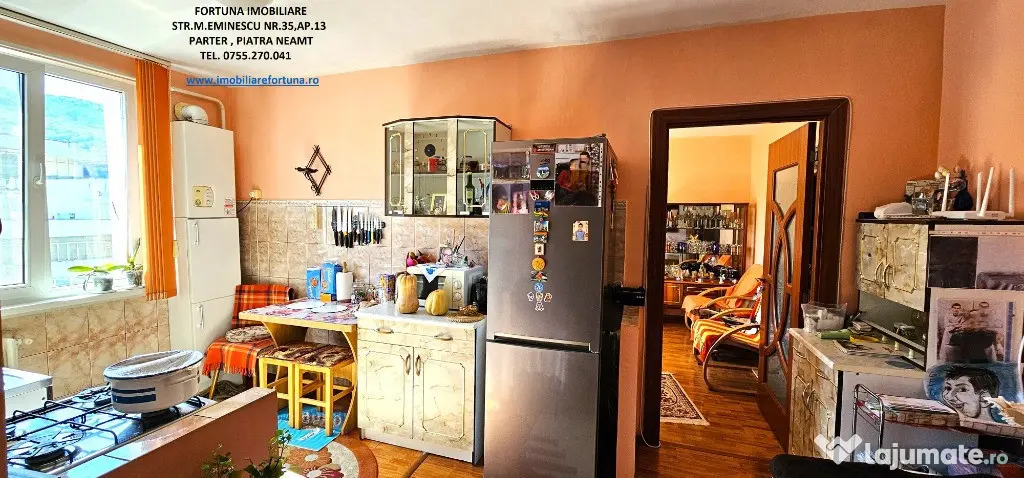 Apartament 2 camere,etaj 3,Maratei-Zona Gradinita "Floare de colt" - Piatra-Neamt (Neamt)