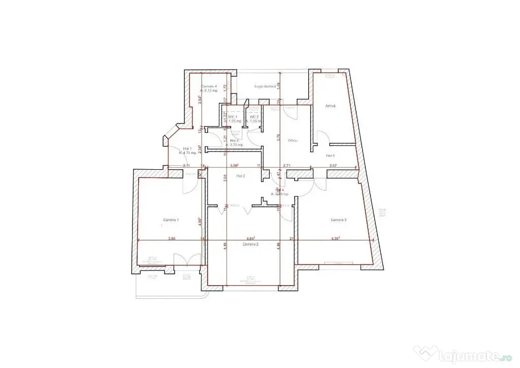 Apartament 4 camere Central - Cluj-Napoca (Cluj)