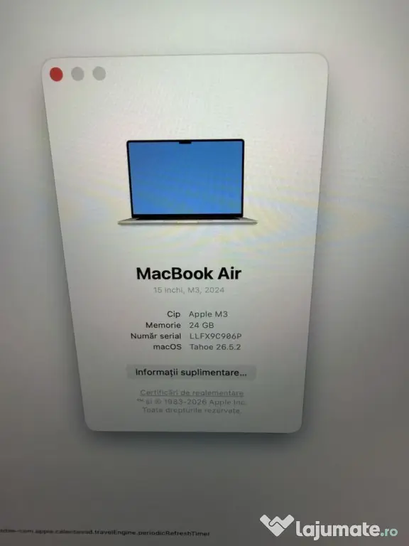 Apple MacBook Air 15 M3 model 2024 ID_2070