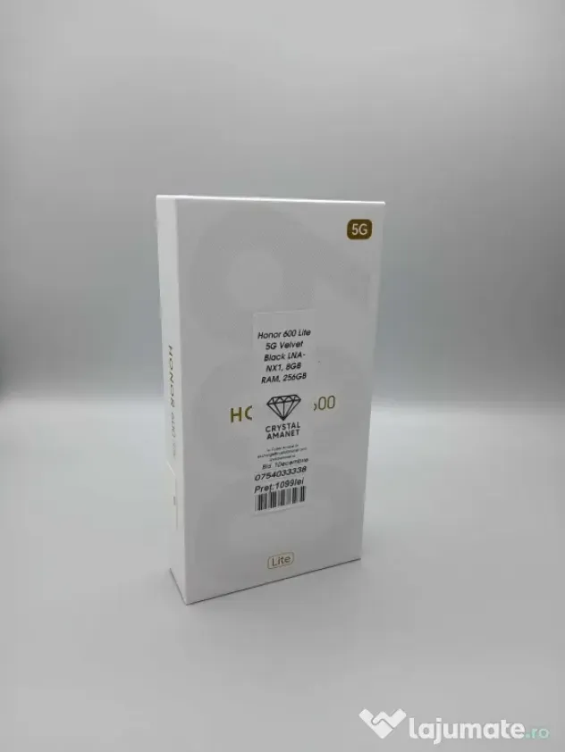 Huawei Honor 600 Lite 5G Velvet Black Memorie: 128GB Ram: 8GB ID_1869