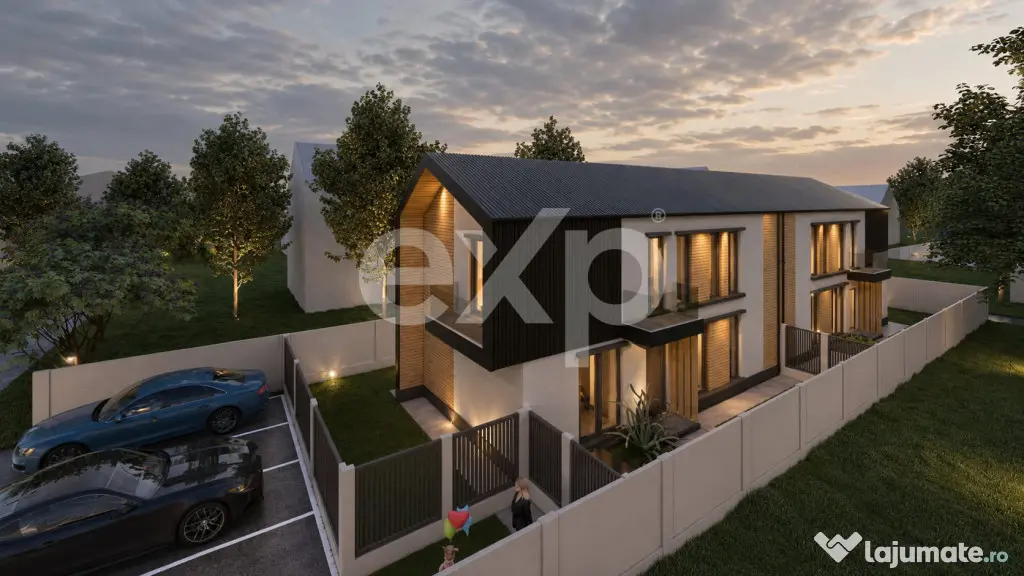Popesti Leordeni, vila p+1 cladita inteligent pentru famiia - Popesti Leordeni (Bucuresti-Ilfov)