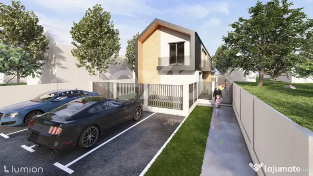 Popesti Leordeni, vila p+1 cladita inteligent pentru famiia - Popesti Leordeni (Bucuresti-Ilfov)