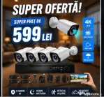 Vindem si Montam Camere Supraveghere Video KIT Complet 4/8/12 CAMERE
