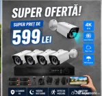 Vindem si Montam Camere Supraveghere Video KIT Complet 4/8/12 CAMERE