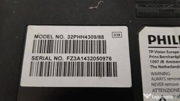 dezmembrez tv Philips 32phh4309