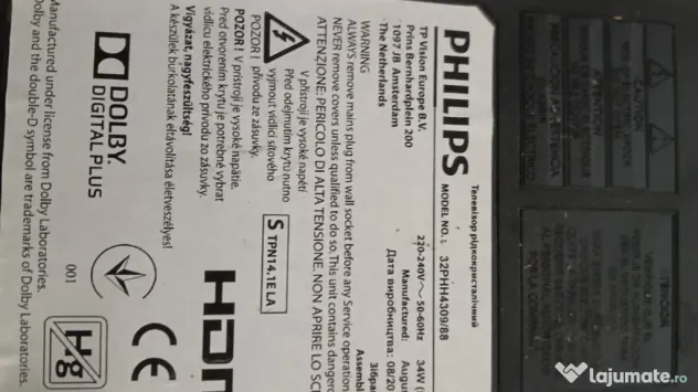 dezmembrez tv Philips 32phh4309
