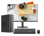Pc office complet optimx t5 sff, intel pentium gold g6400t, 16gb ddr4, 512gb ssd, win11 pro și monit