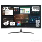 Monitor led office pro curbat 32 inch optimx mt32j-1, full hd 1920x1020 vga, hdmi, slim, rgb light