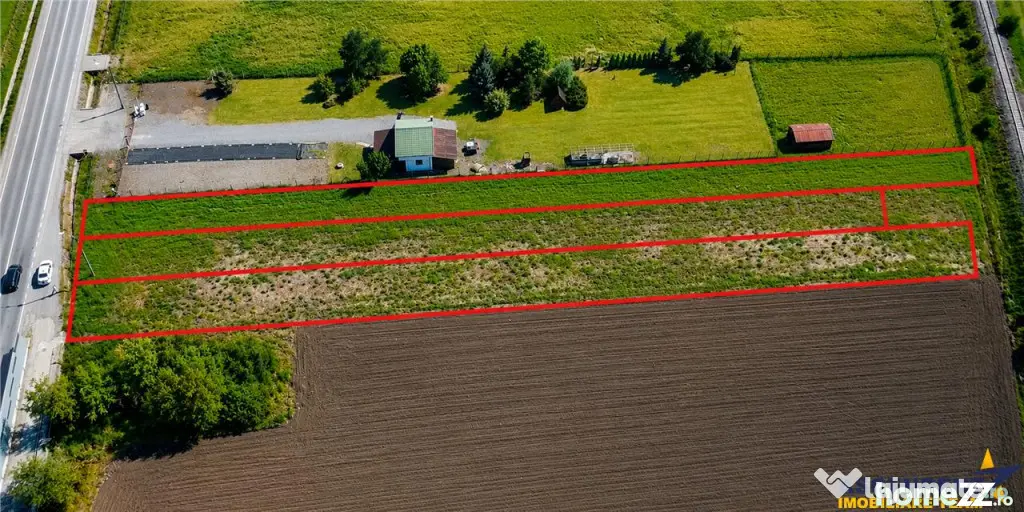 Teren intravilan, 3.400 mp, utilitati, zona cu potential, E6 - Dumbravioara (Mures)