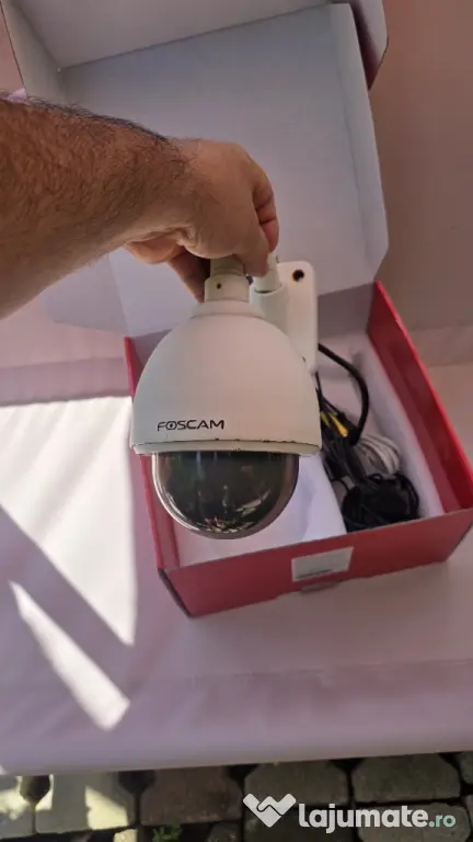Cameră supraveghere IP Wireless Foscam FI9828P HD PTZ Dome, exterior