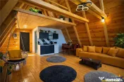Eleganta,echipata casa A Frame, 800 mp teren,deschidere Piat