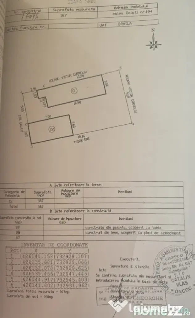 REPREZENTARE EXCLUSIVA - COMISION ZERO! Teren liber, Calea G - Braila (Braila)