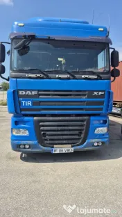 DAF XF105 autocamion cu remorcă tandem gata de muncă