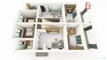 Duplex cu 5 camere si 300 mp teren, de vanzare in Sanmihaiu
