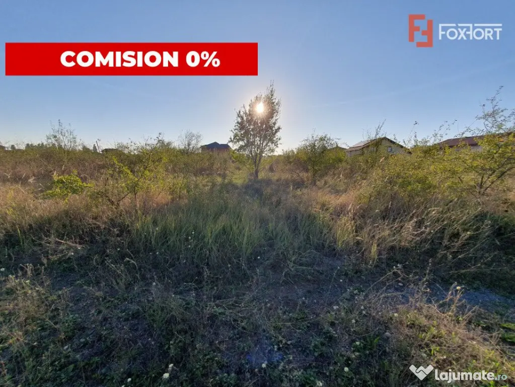 Teren intravilan de 616 mp, front stradal 21m, in Sag zona M - Sag (Timis)