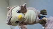 Marioneta de mână Bufnita moale Little Town 27 cm 