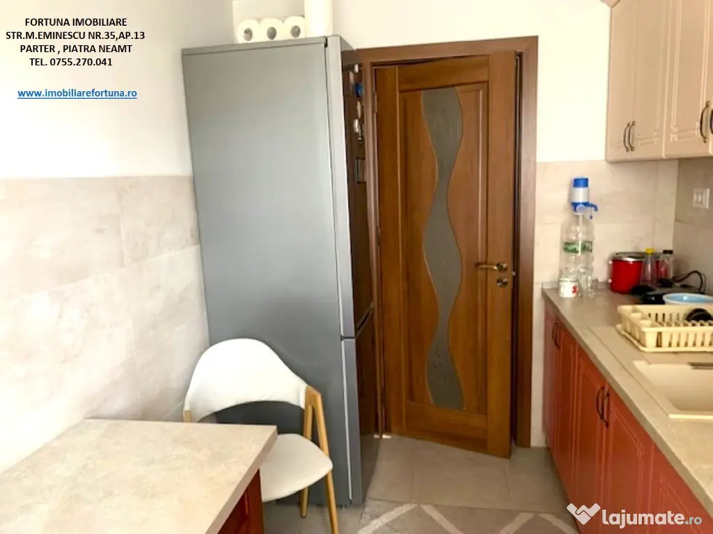 Apartament 2 camere,etaj 2,renovat,mobilat,utilat,zona Centrala- ITM - Piatra-Neamt (Neamt)