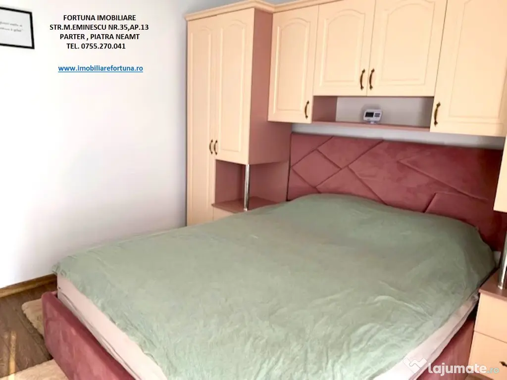 Apartament 2 camere,etaj 2,renovat,mobilat,utilat,zona Centrala- ITM - Piatra-Neamt (Neamt)