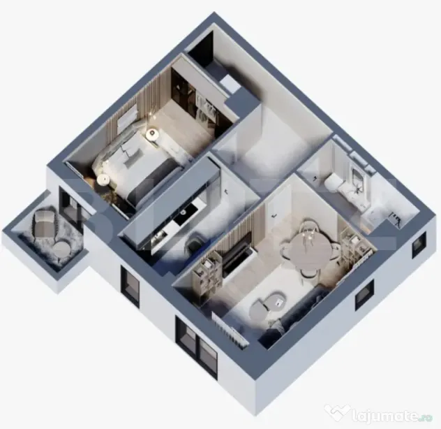 Apartament MODERN 2 camere intr un Complex Rezidential NOU l - Iasi (Iasi)