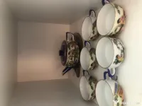 Set ceainic si cani in miniatura 