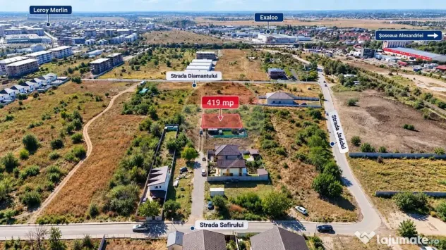 Teren intravilan de vânzare | 419 mp | Bragadiru, Safirului/ Jadului - Bragadiru (Bucuresti-Ilfov)