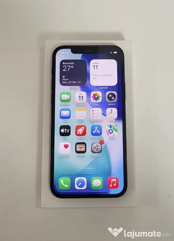 iPhone 12 Black | Impecabil 10/10 | Full Box