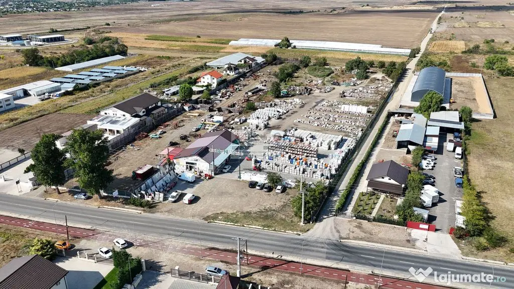Depozit materiale de constructii/Teren 16400 mp/Tecuci - Cuza Voda (Galati)