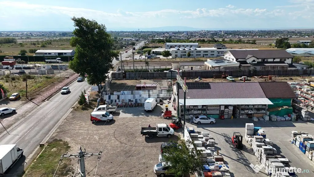 Depozit materiale de constructii/Teren 16400 mp/Tecuci - Cuza Voda (Galati)