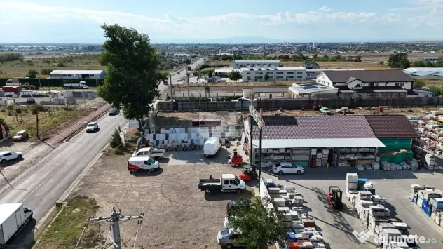 Depozit materiale de constructii/Teren 16400 mp/Tecuci - Cuza Voda (Galati)