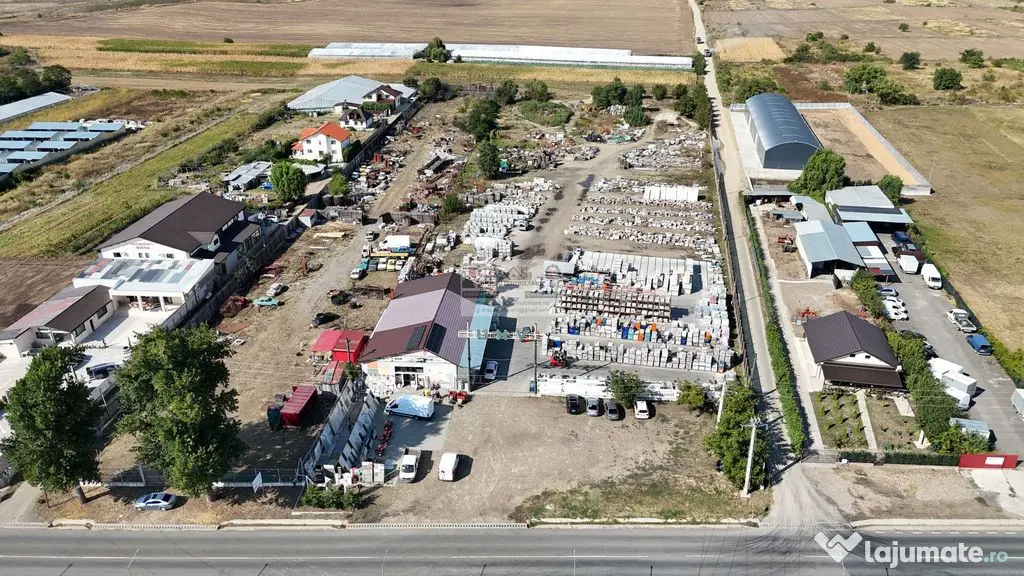 Depozit materiale de constructii/Teren 16400 mp/Tecuci - Cuza Voda (Galati)
